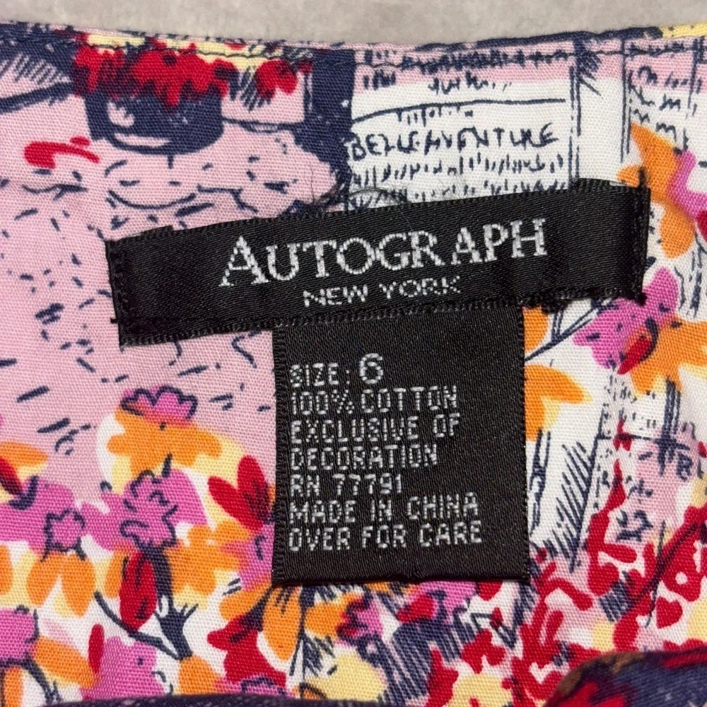 Autograph New York autograph pleated